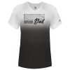 Women's V-Neck Ombre T-Shirt Thumbnail